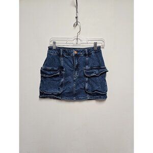 ANWND Denim Cargo Skirt Small